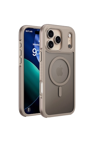 Buff Apple Uyumlu iPhone 17 Pro Max Magsafe Air Bumper Kılıf Gold