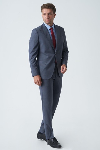 White Stone Ely T2465 Slim Fit 6 Drop Likralı Takım Elbise Desenli-desenli Çok Renkli