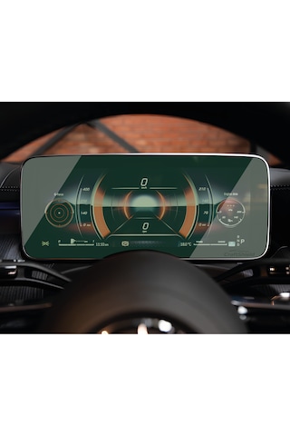 Mercedes C Serisi W206 (2021-2025) Uyumlu 11.9" Multimedya ve 12.3" Gösterge Çift Set 9h Nano Ekran Koruyucu
