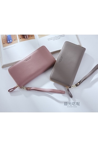 Dancemonkey Uluslararası Kadın Cüzdanı Fermuarlı Uzun Cüzdan Toptan-yeşil Yeşil Yeşil