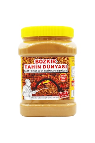 Bozkır Tahin Dünyası Odun Ateşinde Kepeksiz Bozkır Tahini 1 KG Bozkır Tahin Dünyası Odun Ateşinde Kepeksiz Bozkır Tahini 1 KG