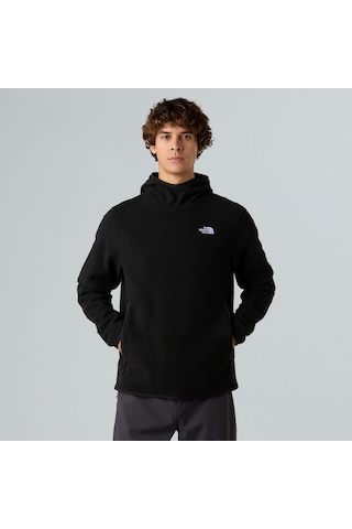 The North Face M Glacıer Fleece Pullover Hoodıe Erkek Sweatshirt Nf0a8d0sjk31 Siyah