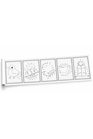 Haydi Dekor Kış Mevsimi Nokta Birleştirme Ve Boyama Rulosu 30 Cm X 4 Metre Çocuklar Için Eğitici Boyama Kağıdı Okul Öncesi Aktivite 1 Adet