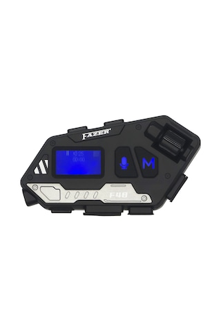 Motosiklet İntercom Üniversal Tüm Kasklara Uygun V5.4 Lcd Ekran Rgb Bluetooth Seti