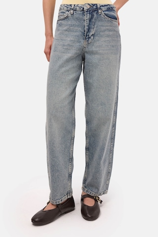 Itsbasic Kadın Kot Renk 4s6-32 Relax Fit Esnek Kumaş Denim Jean Mavi
