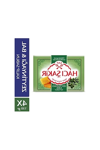 Zeytinyağı Ve Bal İçeren Kalıp Sabun 4x150 Gr Acı Badem