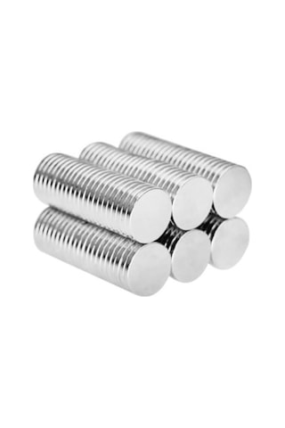 Dünya Magnet 50 Adet 12x1,5 Mm Yuvarlak Güçlü Neodyum Mıknatıs
