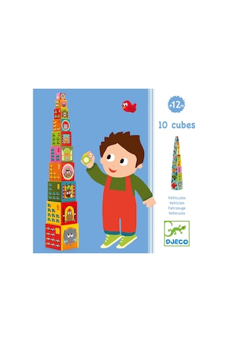 10 Cubes Vehicles Blocks - Taşıtlar
