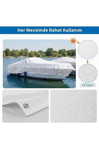 Yurt Pe Branda - 150 Gr/m2 Beyaz