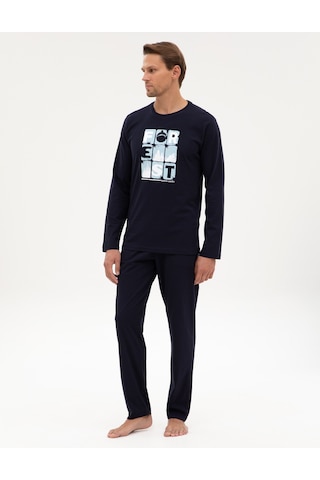 Pierre Cardin Erkek Lacivert Pijama Takım 50322655-200 Lacivert