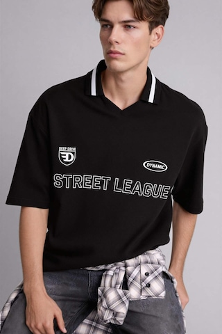 Defacto Loose Fıt Polo Yaka Kısa Kollu Polo Tişört G4270ax26smbk81 Siyah-bk81