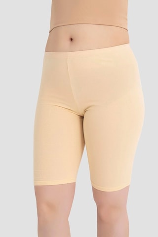 Kolcu Kadın Likralı Kısa Tayt Kb3041 - Ten Ten