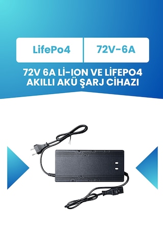 72v Lifepo₄ Batarya İçin 84v 6a Uzun Ömürlü Akıllı Şarj Aleti