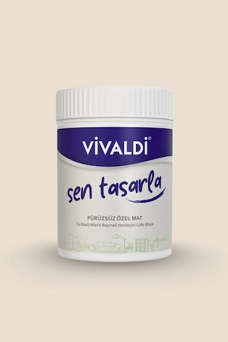 Vivaldi Tüm Yüzeyler İçin Su Bazlı Akrilik Yenileme Boyası 0,5 L