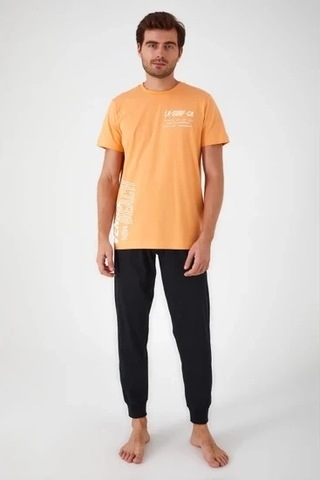 Modadua Rolypoly 3041-s Erkek Pijama Takımı Turuncu