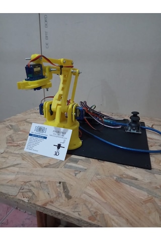 ARDUİNO ROBOT KOL PROJESİ HAZIR DEVRE