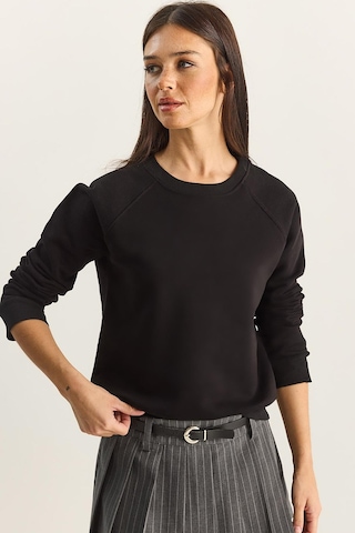 Shade Kadın Reglan Kol Oversize Sweatshirt 60283859 - Siyah