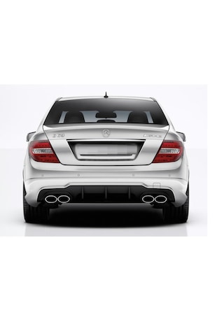 Mercedes C Serisi W204 2012-2014 Makyajlı Uyumlu Arka Difüzör Plastik