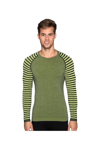 Thermoform Ultimate Merıno Erkek Seamless Termal Sweatshirt - Hzt14030-8623 Yeşil