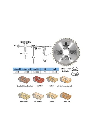 Ahşap Kesme Testeresi - 115mm, 40 Diş