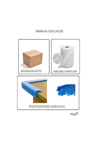 Flora CHIT Duvar Tipi Elbise Askılığı Beyaz