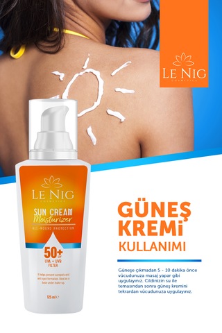 Le Nig Yüksek Koruyucu Güneş Kremi SPF50+ 125 ML