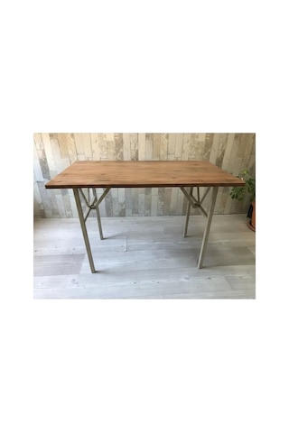 Cappucino Profil Bahçe Balkon Çayseti Masası 90x50cm Orta Sehpa, Yan Sehpa, Sehpa, Masa Ceviz