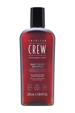 American Crew Daily Silver Erkeklere Özel Sarı & Gri Saç Renk Dengeleyici Mor Şampuan 250 ML American Crew Daily Silver Erkeklere Özel Sarı & Gri Saç Renk Dengeleyici Mor Şampuan 250 ML 