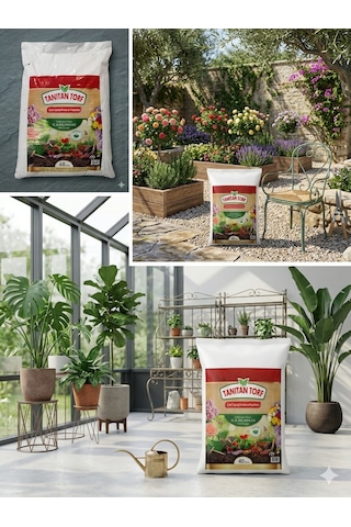 40 Lt Torf Toprak, Fide, Çiçek, Bitki Yetiştirme Torfu 40 L
