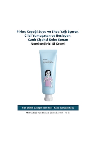 Midha Rice Hand Cream Citrus Garden