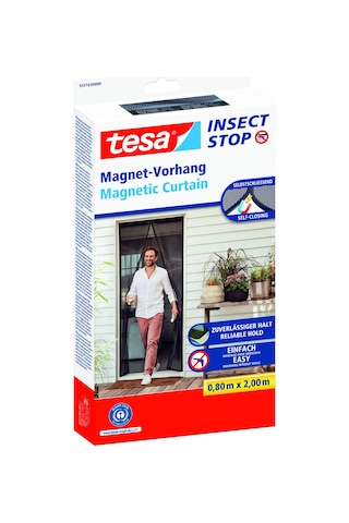 Mıknatıslı Kapı Sineklik Büyük 1,0m X 2,2m Siyah 1 Adet