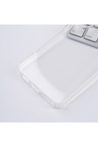 Galaxy S25 Kılıf Köşe Korumalı Şeffaf Tasarımlı Silikon Kılıf