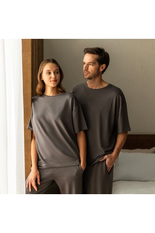 Chakra Dean Pijama Takımı Açık Gri