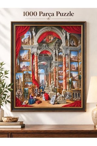 1000 Parça Modern Roma Puzzle 48 X 68 Cm Yüksek Baskı Kaliteli Eğlenceli Puzzle