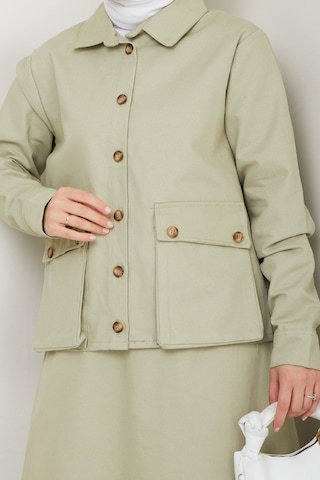 Körük Cepli Gömlek Etek İkili Takım 1551 - Mint Mint Yeşili