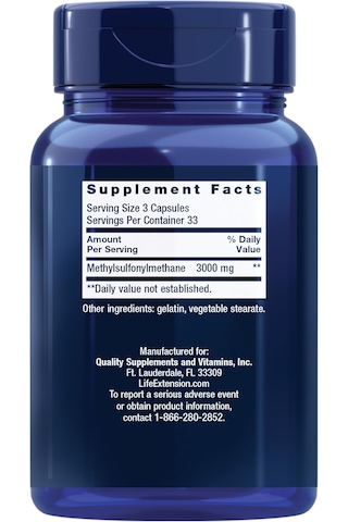 Life Extension Msm 1000mg - 100 Kapsül