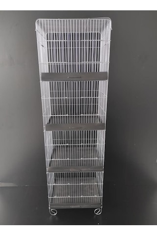 Çotanaklar Kafes Dört Katlı Üretim Kafesi Salma 40 x 32 x 131 CM