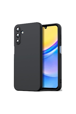 Galaxy Uyumlu A16 Kılıf Kadife Lansman Soft Yumuşak Liquid Silikon Kamera Korumalı Kapak