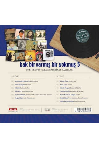 Bak Bir Varmış Bir Yokmuş Vol.5 Plak