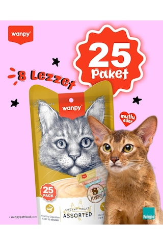 Karışık Sıvı Kedi Ödülü 25x14 Gr