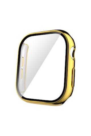 Apple Uyumlu Watch Series 10 42mm Elektroplatin Saat Gövde Kasa Ve Ekran Koruyucu