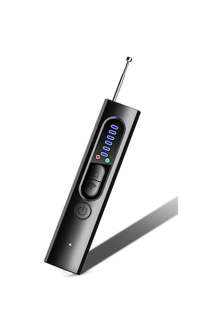 Technostation Gizli Kamera Tespit Cihazı Çanta Boy Taşınabilir Pratik Gizli Kamera Bulma Cihazı Dedektörü Siyah