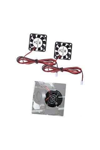 Shineyee 3d Yazıcı Ekstruder Soğutma Fanları, 12v 0.08a, 2 Pin, 6000r/min, 2 Adet