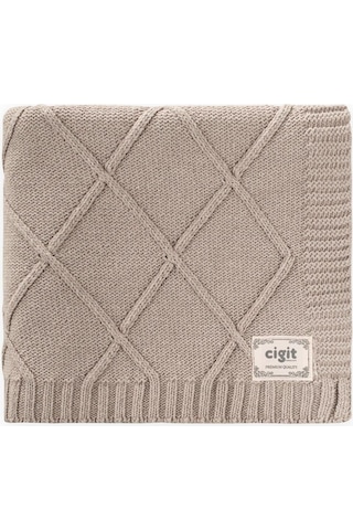 Triko Battaniye 80x100 Cm A Bej Bej