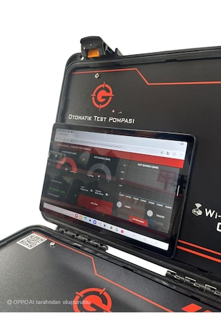 G250 Wi-fi 25 Bar Otomatik Test Pompası Resimdeki Tablet Telefon Görselleri Paket İçine Dahili Değildir.