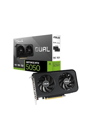 Asus RTX 5050 Dual OC Edition DUAL-RTX5050-O8G 128 Bit GDDR6 8 GB Ekran Kartı