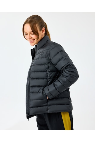 Skechers W Essential Outerwear Padded Jacket Kadın Siyah Mont S231240-3817 Siyah