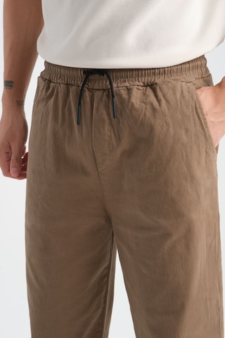 Redline Calmfit Erkek Baggy Kalın Beli Lastikli Pantolon Taba