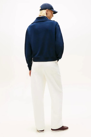 Tommy Hilfiger Kadın Yarım Fermuar Sweatshirt Lacivert