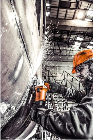 Aeg WS 13-125 SXE 1300 W 125 MM Avuç Taşlama Makinesi